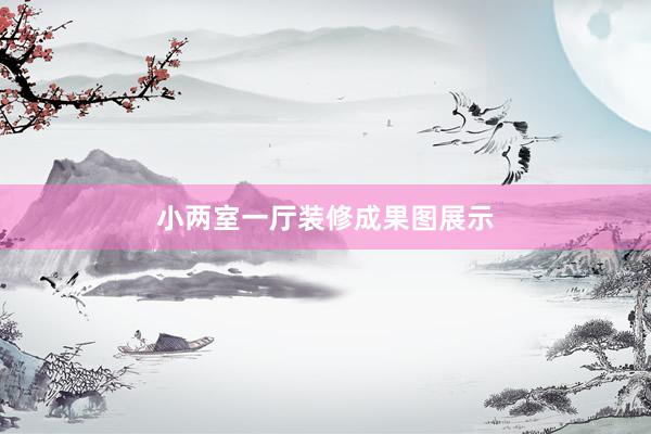 小两室一厅装修成果图展示